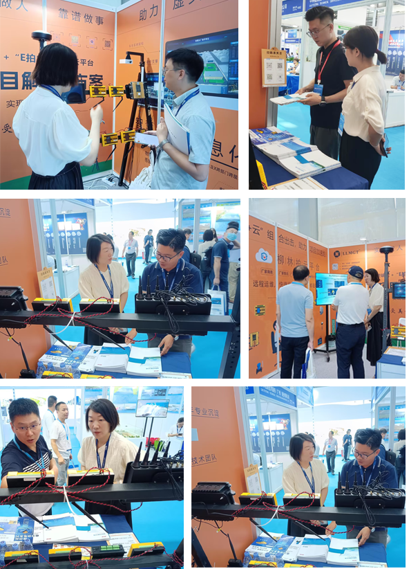 柳林站臺(tái)，工作人員為客戶詳細(xì)講解