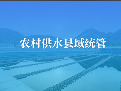 農村供水縣域統管系統該如何建設？